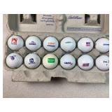 (12)  Logo collectible golf balls