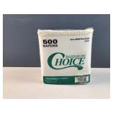 bundle 500 ct choice napkins