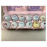 (12)  Logo collectible golf balls