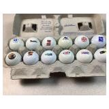 (12)  Logo collectible golf balls