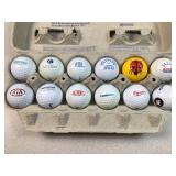 (12)  Logo collectible golf balls