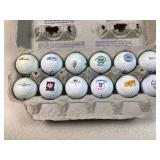 (12)  Logo collectible golf balls