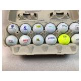 (12)  Logo collectible golf balls