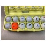(12)  Logo collectible golf balls