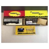 (3) HO guage model railroad cars