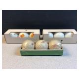 (3) sets of 3 logoed golf balls