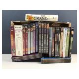 assorted DVDs