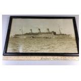 USS Leviathan framed photot image