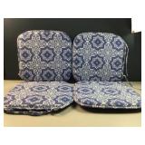 set of 4 seat cushions