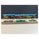 (3) HO guage model railroad cars
