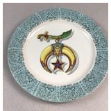 Masonic commerorative plate