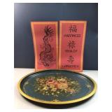 Metal tray and prints
