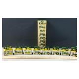 John Deere tractor miniatures