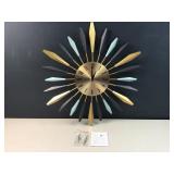 modern art deco wall clock