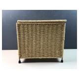 counter top storage basket w lid