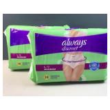 Size Larhe Always Discreet - 2 packs