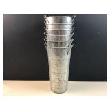 (6) galvanized containers 1 is bent