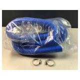 blue hose and connectors