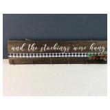 Christmas Stocking hanging board