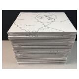 multiple ready to color canvas sets