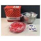 metal mixing bowl set