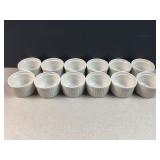 Set of 12 dessert cups
