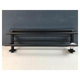 black towel bar