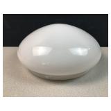 white glass light fixture replacement globe