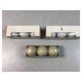 Vintage Twin Disc Golf Balls, 9 Total