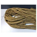 Coiled Natural Fiber Utility Rope