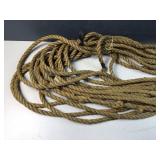 Coiled Natural Fiber Rope