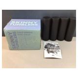 Set of 4 Strata Matte Skinny Tumblers