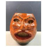 Antique trick or treat bucket Halloween