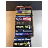 Books mostly Tom Clancy