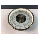Vintage Taylor Brass Barometer
