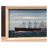 Maritime Painting of Leslie Lykes, 1986