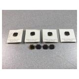 Vintage 4H clover service pins