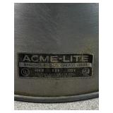 Vintage Acme-Lite Aluminum Reflector