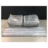 Unassembled Metal Rack Frames