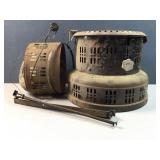Vintage Kerosene Heater Parts Lot