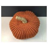 Knitted Orange Decorative Pumpkin