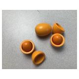 Set of 6 Play Eggs in Cardboard Carton