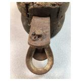 Vintage Industrial Wooden Block Pulley