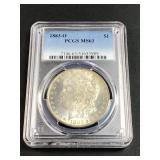 1883 Morgan silver dollar PCGS MS63