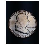 Franklin design 1 oz .999 copper round
