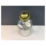 Vintage Clear Glass Oil Lamp