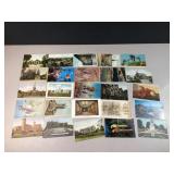 Collection of 24 Vintage Postcards