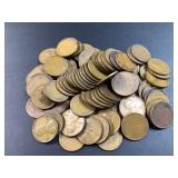 (100) wheat pennies