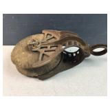 Antique WOOD pully
