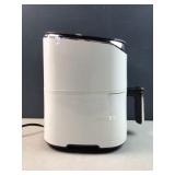 Compact White Digital Air Fryer